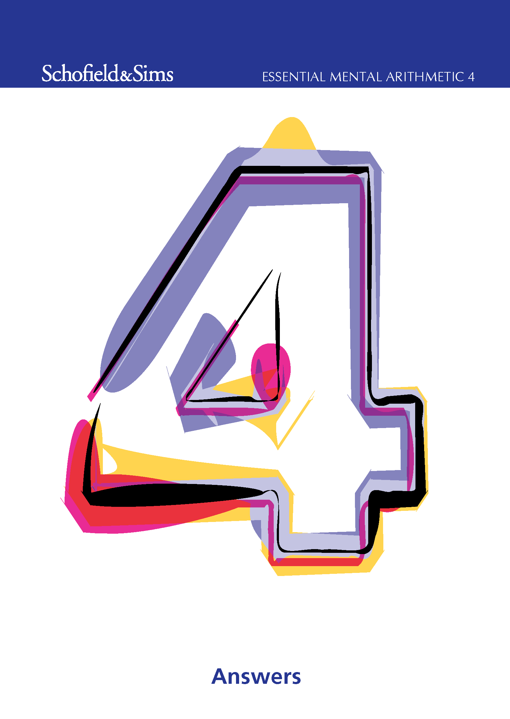 Essential Mental Arithmetic Book 4 Answers